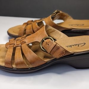 Clarks leather sandles